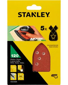 Accesorio Stanley 31009XJ 5 Lijas Mouse G-120