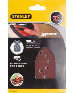 Accesorio Stanley31014XJ 5 Lijas Mouse G-180 