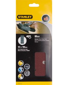 Accesorio Stanley 31517XJ 5 Lijas 93X190 Velcro G-080