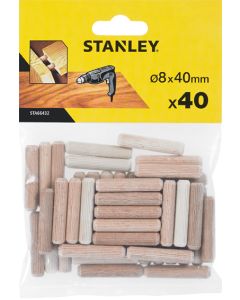 Accesorio Stanley 66432QZ 40 Espigas madera Ø08X040