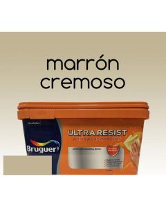 Pintura interior Bruguer Ultra Resist Marron cremoso 4 Lt
