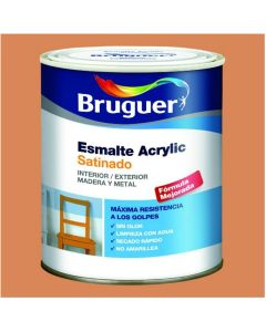 Bruguer-Esmalte acrilico satinado Teja 1524 250 Ml