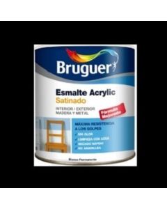 Bruguer-Esmalte acrilico satinado Negro 1532 250 Ml