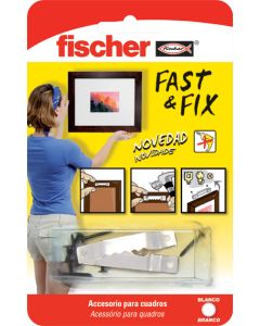 Colgador cuadros Fischer 534845 FAST&FIX Recto Blister