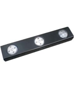 Aplique negro orientable LED 3 FOCO 2 INT