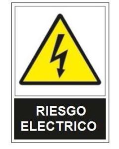 Señal advertencia riesgo eléctrico SA1000 400x300MM