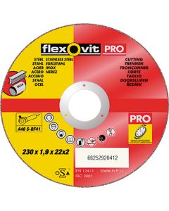 Disco Flexovit inox A46SBF41 230X1,9X22