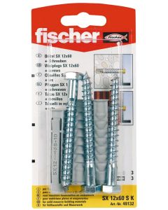 Taco+ tornillo blister Fischer SX 12x60 S K