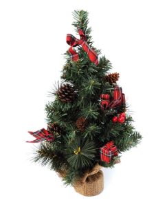 Árbol de navidad decorado 40 cm