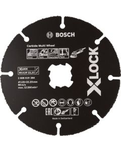 Bosch Disco multiwheel carburo X-Lock 125x22,4 mm