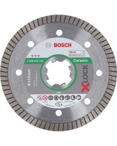 Bosch X-Lock Disco corte diamante para cerámica 115x22,2 mm