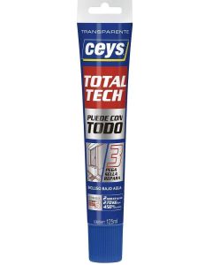 Silicona Ceys total tech transparente tubo 125 ml