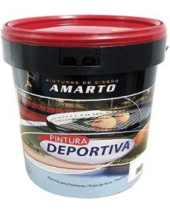 Amarto Pintura deportiva Rojo tenis 4 Lt