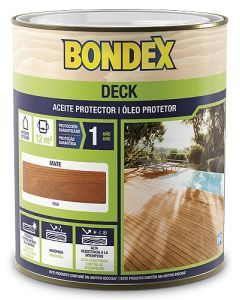 Bondex Aceite protector Deck Teca 750 Ml