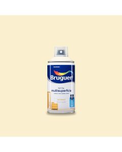 Bruguer Spray Esmalte acrílico multisuperficie Satinado Blanco algodón 300 Ml