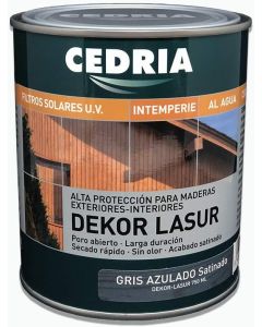 Cedria Lasur Dekor gris azulado satinado 750 ml