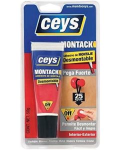 Ceys Sdhesivo montaje Montack 50 Gr