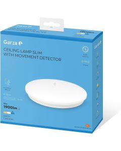 Garza Plafón led sensor movimiento 6500K Luz fría