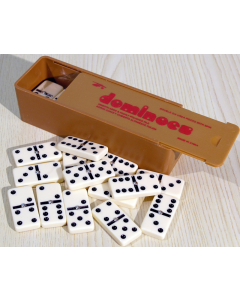 Juego Domino 28 piezas con estuche 18x5 CM