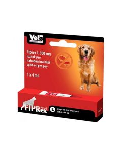 Fiprex L 300 Mg Fipronilo Pipeta antiparasitaria para perros grandes (20-40 KG)