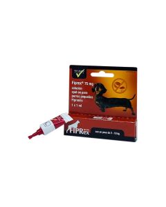 Fiprex S 75 Mg Fipronilo Pipeta antiparasitaria para perros pequeños (2-10 KG)
