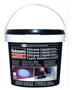 Rubson Silicona líquida SL3000 Negro 5 Kg