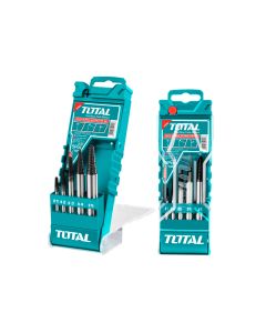 Set de 5 extractores de tornillos CR-V Total Tools TACSE0056 3-6, 6-8, 8-11, 11-14, 14-18mm