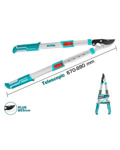 Total Tools Tijera poda By-pass mango extensible 670-880 MM