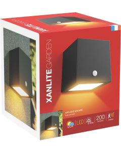 Xanlite Aplique solar led con sensor 3000k Luz cálida APS200D