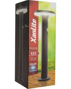 Xanlite Baliza solar led con sensor 6500K Luz fría