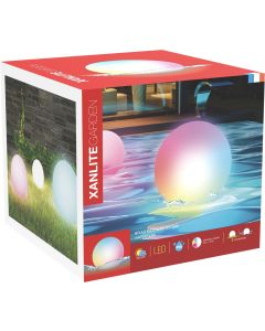 Xanlite Bola solar Led RGB Blanca IP68