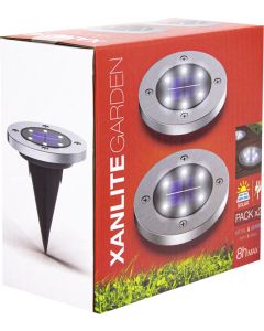 Xanlite Spot foco solar Led 6500K IP44 (2 Unidades)