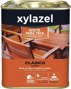 Xylazel Aceite para Teca incoloro, 750 ml