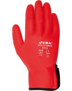 Guante Juba Nylon/nitrilo Foam H5115 Rojo T-7