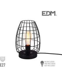Lámpara sobremesa metálica Vintage E27 EDM