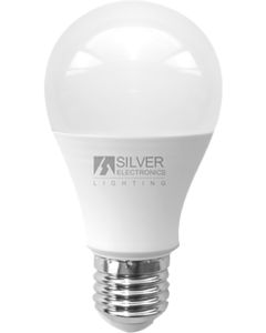 Lámpara Standard LED 20W E27 3000K Silver Sanz
