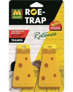 Masso Trampa ratones Roe-Trap Blister 2 Unidades