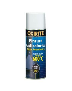 Oxirite Pintura anticalórica negro mate 600ºC 400 Ml