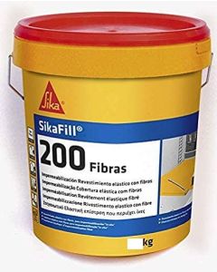 Sikafill-200 Fibras 1KG Rrojo teja revestimiento elástico