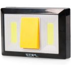 EDM Linterna 2 LED 200 Lumens con base imantada y adhesiva 4xAAA (Pilas incluidas) EDM